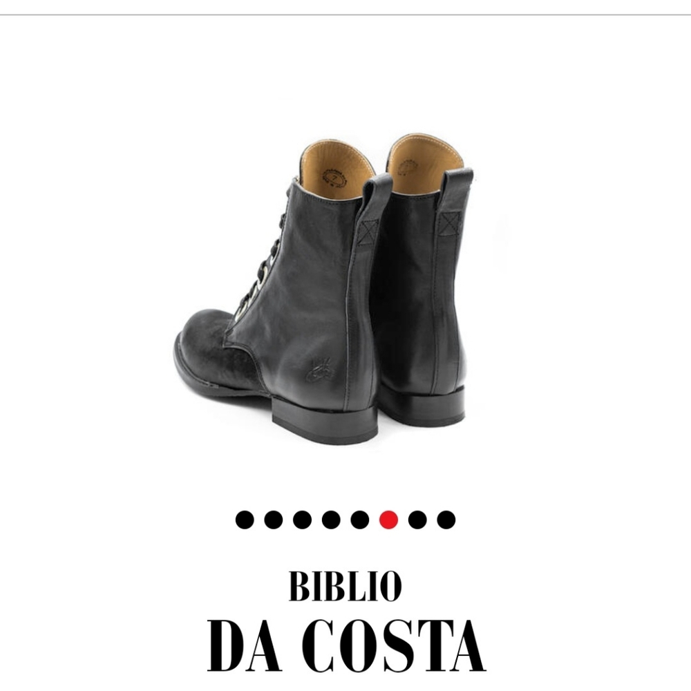 NWT John Fluevog Da Costa Biblio laced up leather ankle boots Size 9 Wome - Picture 7 of 15